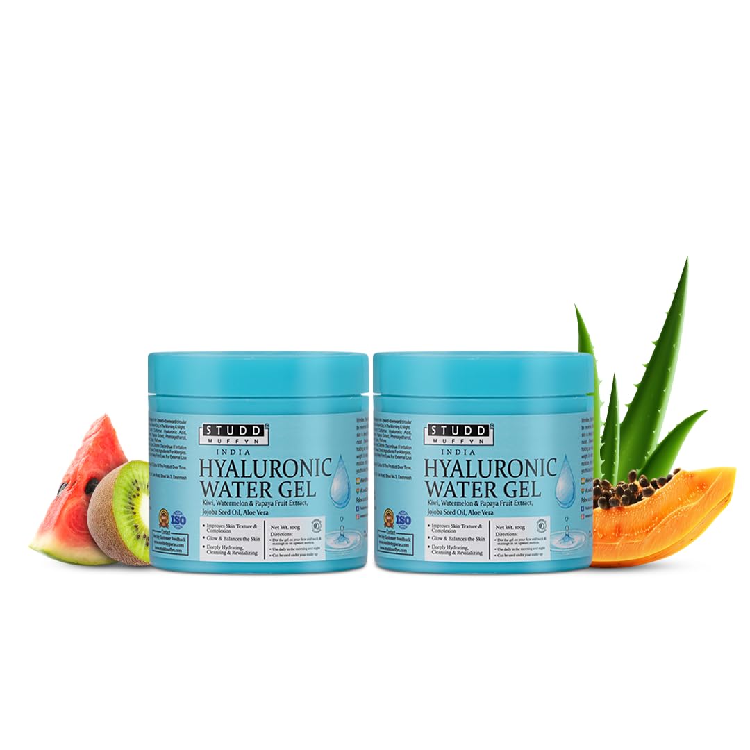 Studd Muffyn | 30 Days Hyaluronic Water Gel Face Moisturizer Combo